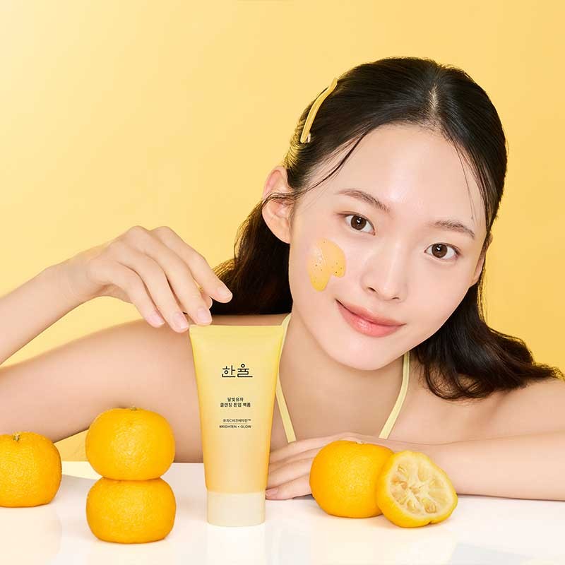 Hanyul [한율]달빛유자 클렌징 톤업 팩폼 기획세트 [Hanyul] Moonlight Yuzu Cleansing