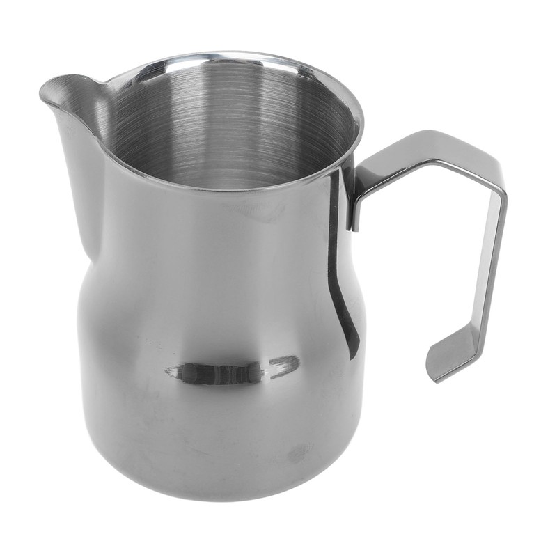 Milk Frother Cup 350ml 304 Stainless Steel Pointed Mouth Foaming