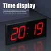 TOPINCN Large Oversized Screen LED Clock, Double Sided LED Clock