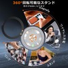 OPPO Reno13 A Case, Clear, Multi-functional 360 Degree Rotating Stand,