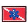Rescue Diver Medic Patch, Scuba Diver Flag Patches