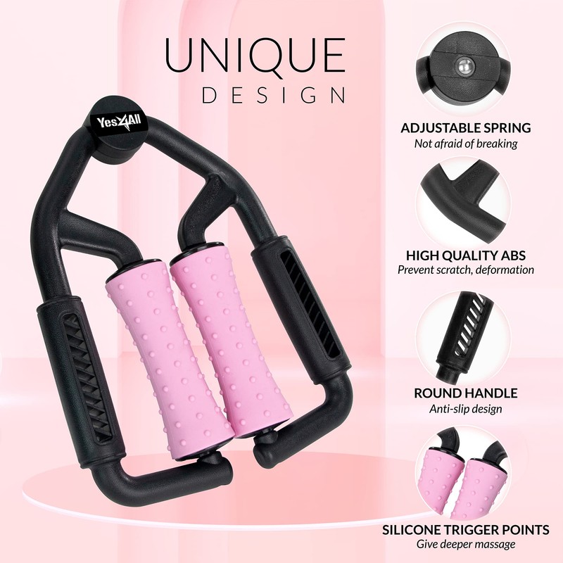 Yes4All Massage Roller for Legs & Full Body, 360-Degree Rollers