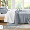 Comfort Spaces Blue/Grey Cal King Size Comforter Set - 3