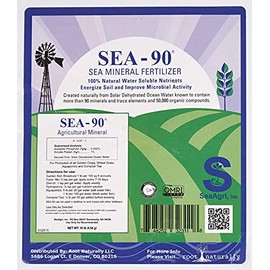 Sea Mineral Fertilizer - Contains More Than 90 Minerals and Trace Elements - 8 oz pack
