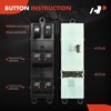 A-Premium Master Power Window Switch Compatible with Infiniti M35, M45,