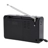 Solar Charging Radio Portable Radio with Emergency LED Flashlight Support