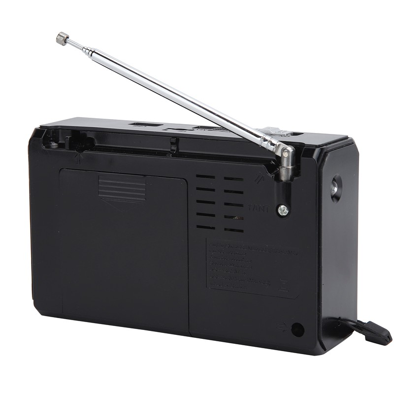 Solar Charging Radio Portable Radio with Emergency LED Flashlight Support