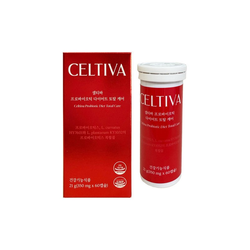 Seltiba 셀티바 프로바이오틱 다이어트 토탈 케어 350mg x 60캡슐 1개