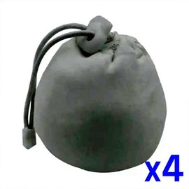 Climbing essential supplies: Rock climbing chalk balls x 4 mountaineering equipment