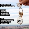 huuraa Dragon Silhouette Keyring Gift Pendant Shopping Trolley Token Dragon