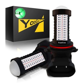 YaaGoo 9145 9045 9140 LED DRL Fog Lights,Replacement of Halogen,360 degree bright H10 Green