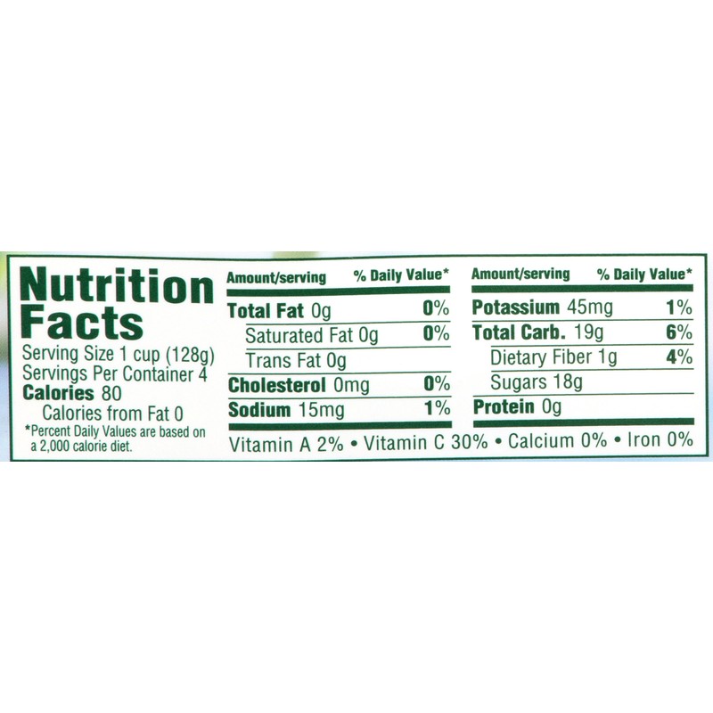 Del Monte Diced Peaches in Peach Flavored Gel Fruit Cups,