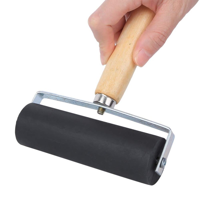 Rubber Printing Roller Durable Elastic Rubber Roller for Ink Colour