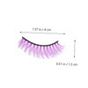 FOMIYES Sets Long Thick False Lashes Makeup Eyelash Set Natural
