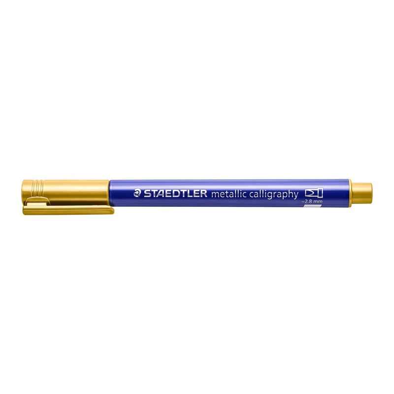 STAEDTLER Metallic Calligraphy Marker with Calligraphy Tip, Line Width 2.8