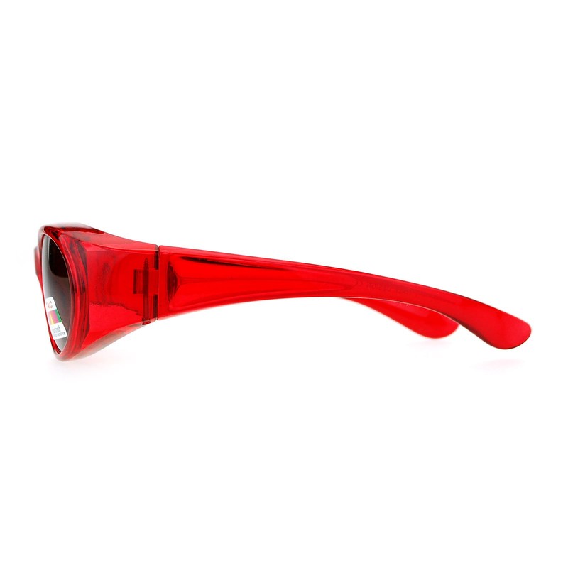 SA106 Kids Size 47mm Fit Over OTG Polarized Sunglasses Red