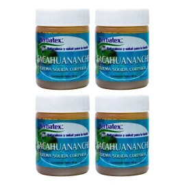 Pack 4 Pomadas De Cacahuananche Frasco De 40g Hierbas