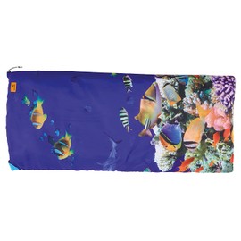 Easy Camp Unisex Kids Image Square Sleeping Bag, Multicolour (Aquarium)