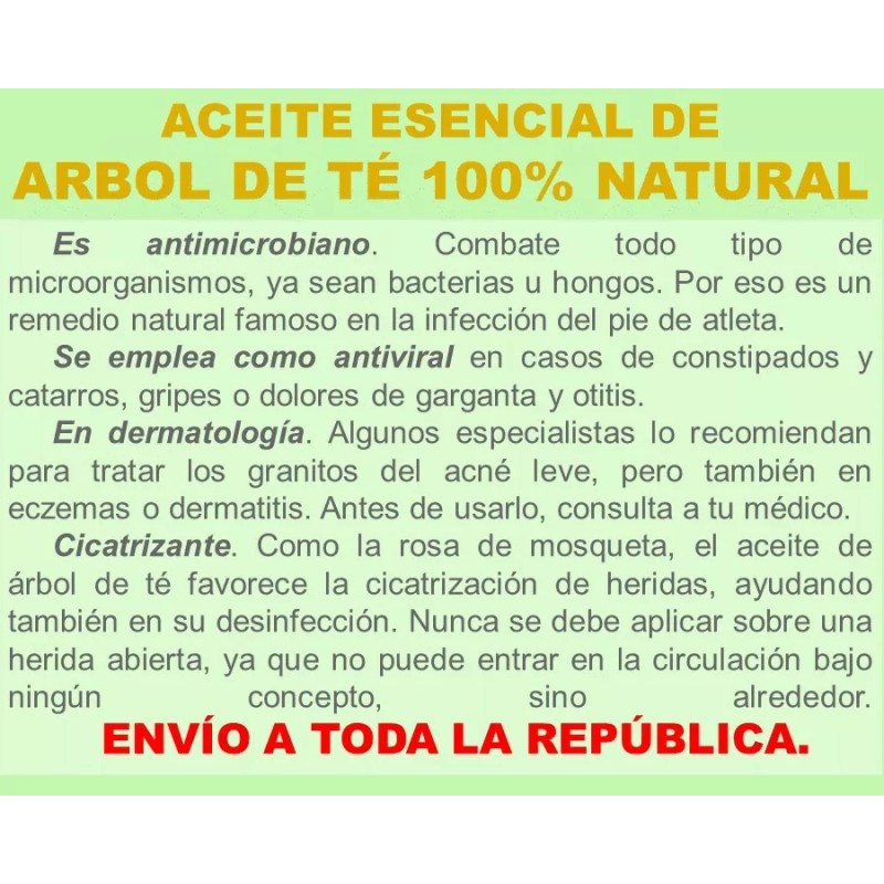 La Perfumm Aceite Esencial Árbol De Té 15ml Ó Lavanda