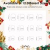 Christmas False Nails with Glue, Christmas Fake Nails Press on