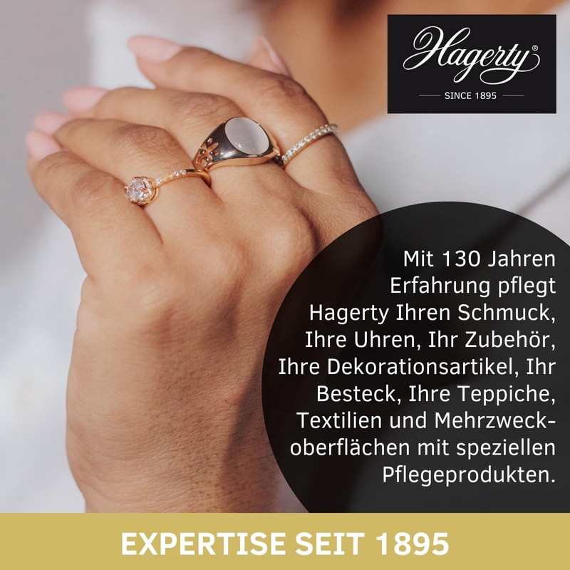 Hagerty Jewel Clean Jewellery Dipping Bath for Gemstones Gold Platinum