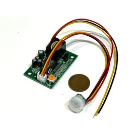 Motion Sensor relay module 12v dc IR infrared PIR body A7