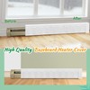 Gandeer 5 Ft Baseboard Heater Cover with Left and Right