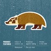 Die Cut Sticker Badger Geometric Vinyl Sticker 3 to 6