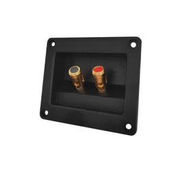 XYRSTOLR 2Pcs 2-Way Speaker Box Terminal Cup 90x80mm Binding Post Screw Connectors Plugs Subwoofer Box Speaker Terminal for DIY Home Car Stereo Speaker & Subwoofer