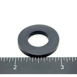 1/2" ID Rubber Washers 1" OD Spacers 1/8" Thick Gasket Flat Washers 1/2 x 1 x 1/8 (Pack Size: 12 Washers)