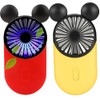Generic Cute Mouse Personal Mini Fan, Handheld USB Rechargeable Fan