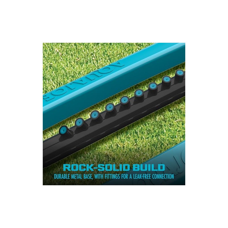 Aqua Joe Oscillating Sprinkler with Adjustable Spray Coverage