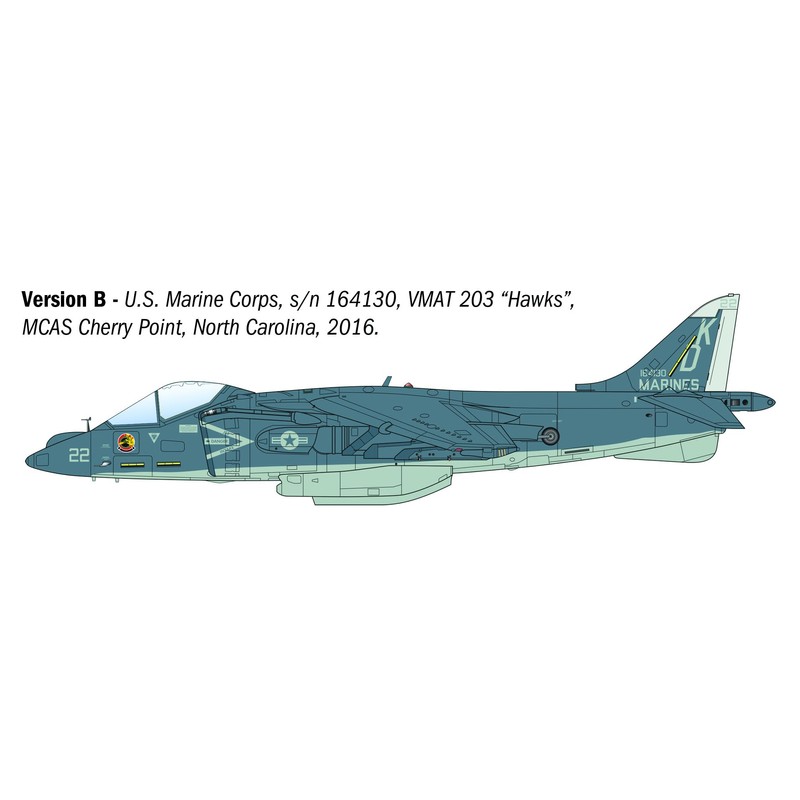 Italeri IT90193 1/72 US Marine Corps AV-8B Harrier II Modello