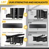 LBT 99" Garage Tool Organizer Wall Mount - 1000lbs Garden