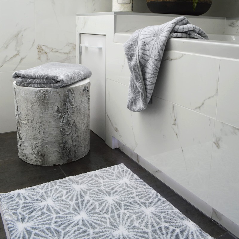 Allure Geometric Design Bath Towel, Pack of 2, 70 x