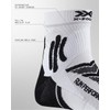 X-Socks® RUN PERFORMANCE Compression Running Quarter Socks Unisex White S