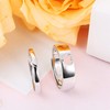 Kakonia Matching Rings for Couples 925 Sterling Silver Matching Heart