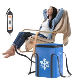 Ice Machine for Knee After Surgery,19QT Quiet Cold Therapy Machine for Knee Replacement with Auto Timer, Leak-Proof Design & Adjustable Flow,Multi-Joint Ice Pads