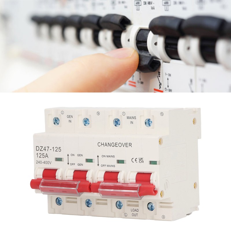 Interlock Transfer Circuit Breaker Dual Power 125A 2P and 2P