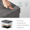 SONGMICS Storage Ottoman, Folding Storage Bench, Ottoman with Storage, Storage