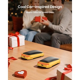 Gaiatop Electric Hand Warmers Rechargeable, Magnetic Pocket Hand Warmer 2-Pack, 3s Fast Heating, Fits in Gloves, Winter Sports Hunting Accessories, Secret Santa Stocking Stuffers Gifts for Men Women