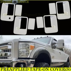 TOROX 1999-2016 FORD F250-F550 Superduty Door Handle COVERS W/O PSK Z1 YZ OXFORD WHITE