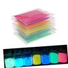 KONTONTY 2pack Glow Dark Luminous Sand Fluorescent Nail Glitter DIY