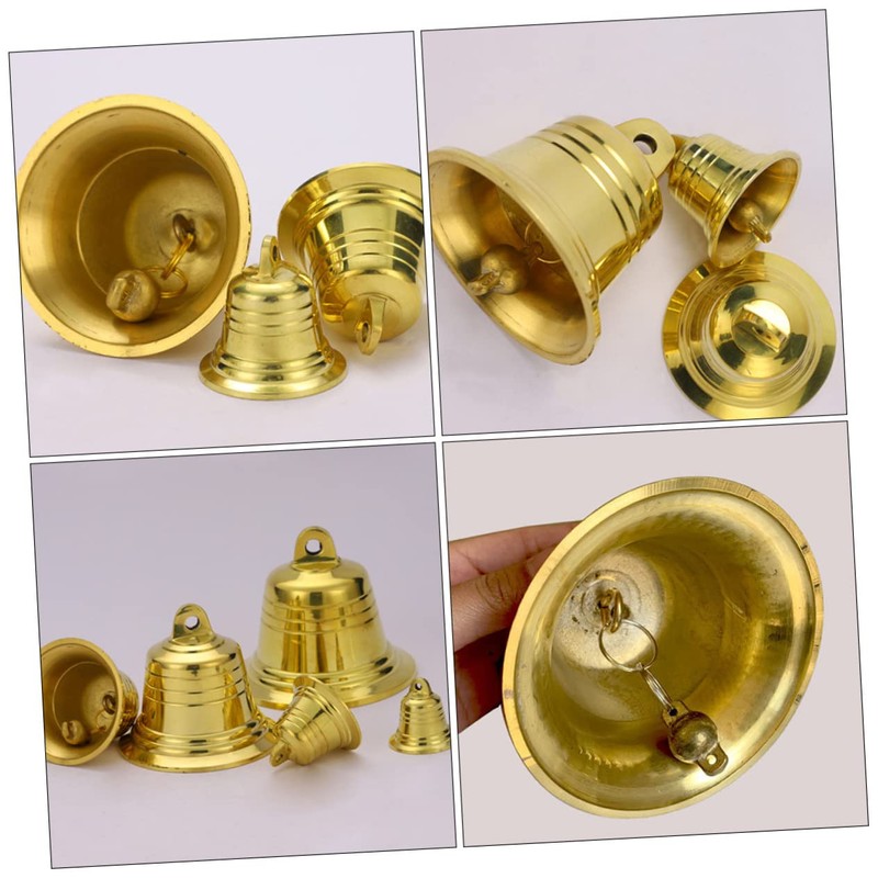Levemolo Copper Bell Pendant Heavy Duty Metal Bell Excellent Resonance