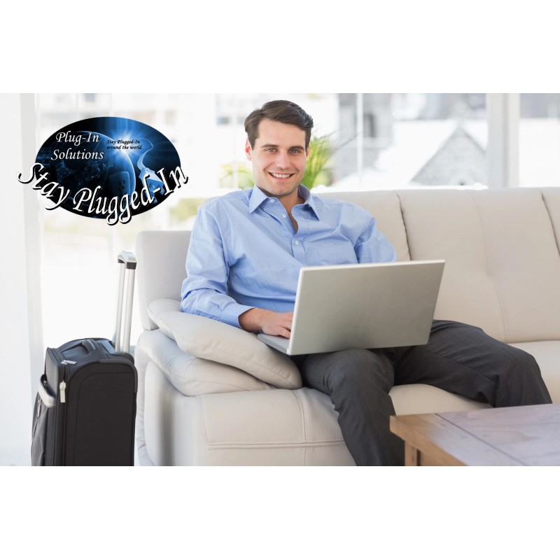 Plug In Solutions US to ARGENTINA Travel Adapter Plug Universal