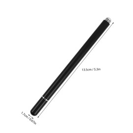 Operitacx Capacitive Stylus Pen with Magnetic Feature Transparent Disc Tip for Precise Drawing Writing for Tablets Smartphones Portable Easy to Carry