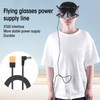 XT60 Power Cable for FPV Flying Goggles 122cm/48in with DC