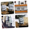 Sosoport 2pcs Mini Lion Statues Decorative Lion Figurine for Home