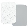 Travel Cot Sheets 95x65cm Fitted, Soft, Breathable & Easy Care,