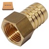 SKIR'CO 1 pc Female Thread Barb Brass Fitting 1/2" x